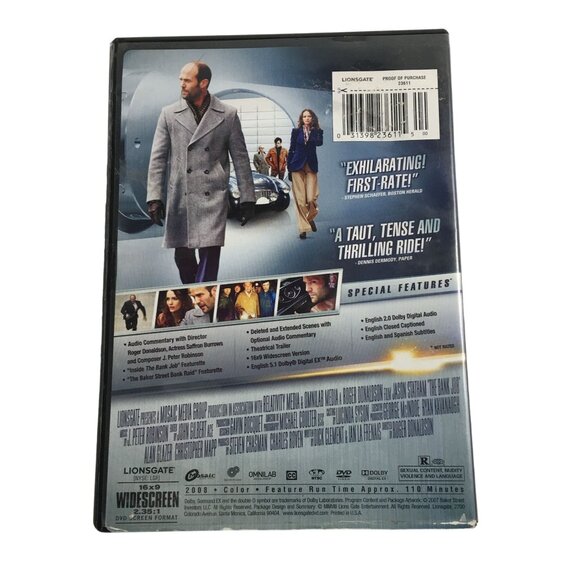 LIONSGATE: THE BANK JOB DVD SPECIAL FEATURE JASON STATHAM - Picture 2 of 4